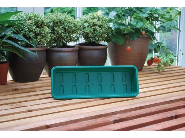 Narrow Garden Tray Green Without Holes (5)