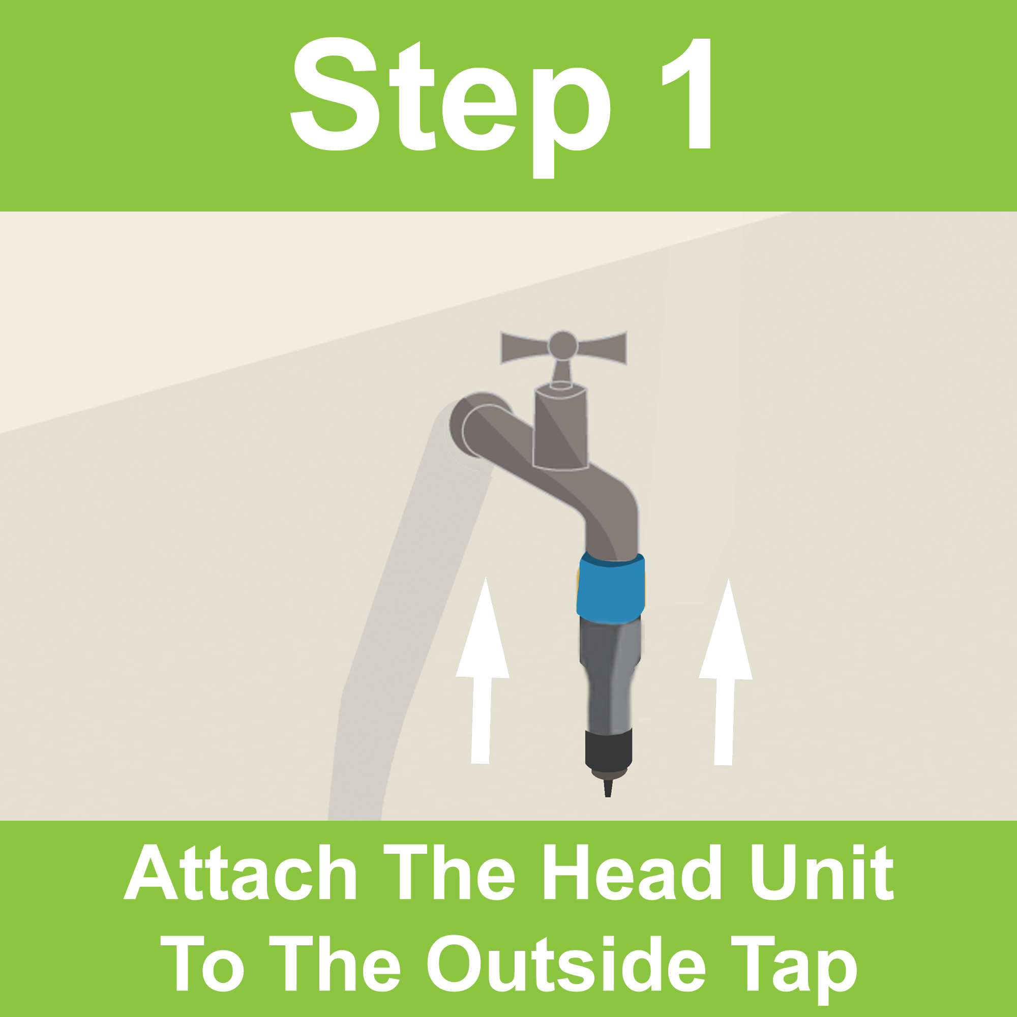 Click & Drip Mains Outdoor Tap Kit 10m WITHOUT TIMER